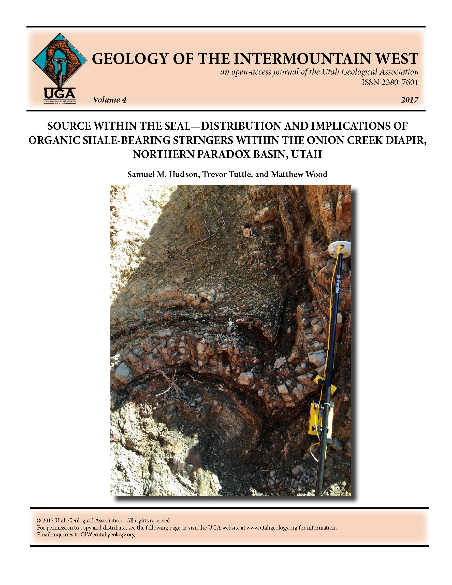 Extensive folding of fractured carbonate and deformed shale beds in the Onion Creek diapir in the northern Paradox Basin near Moab, Utah.