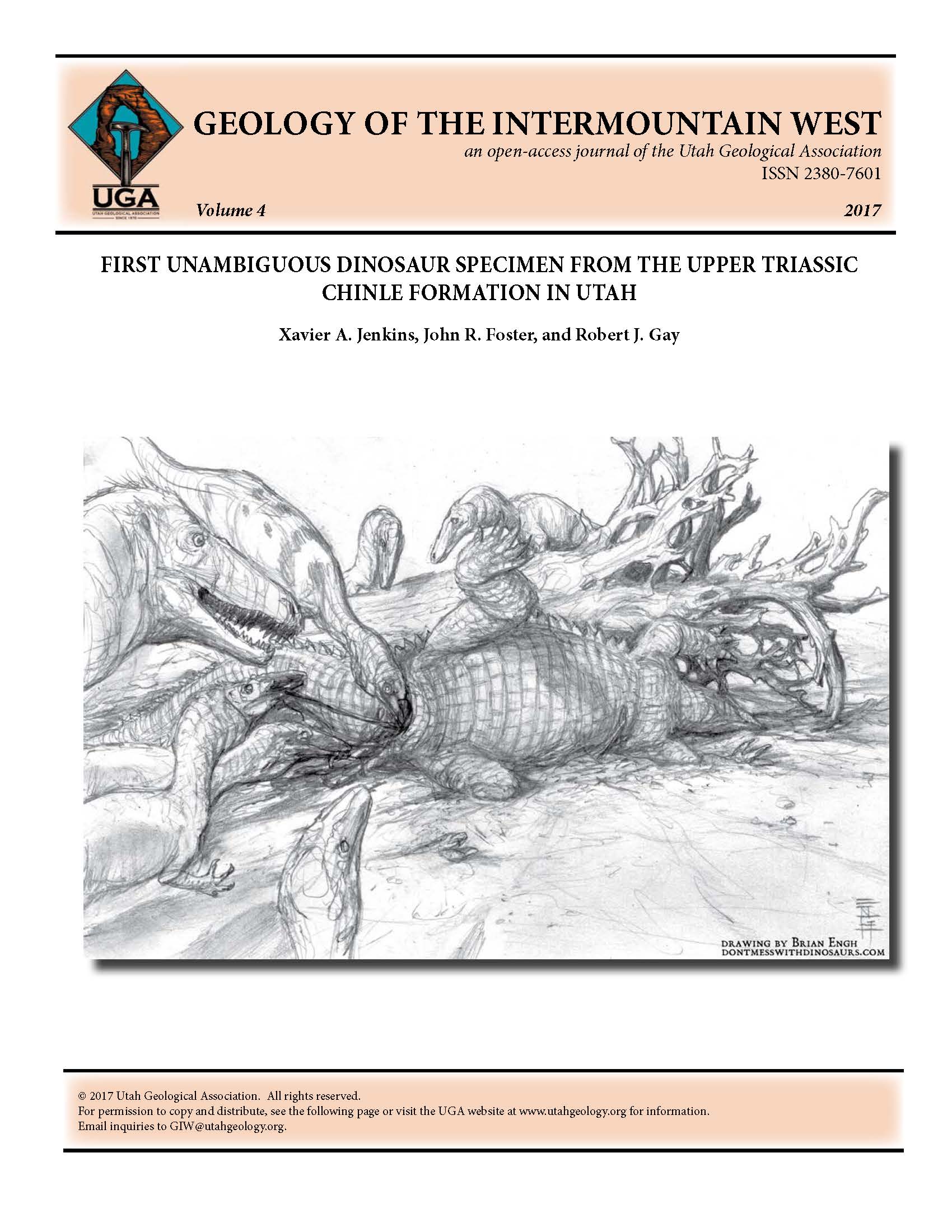 Depiction of neotheropods eating an aetosaur. Artwork by Brian Engh, dontmesswithdinosaurs.com.