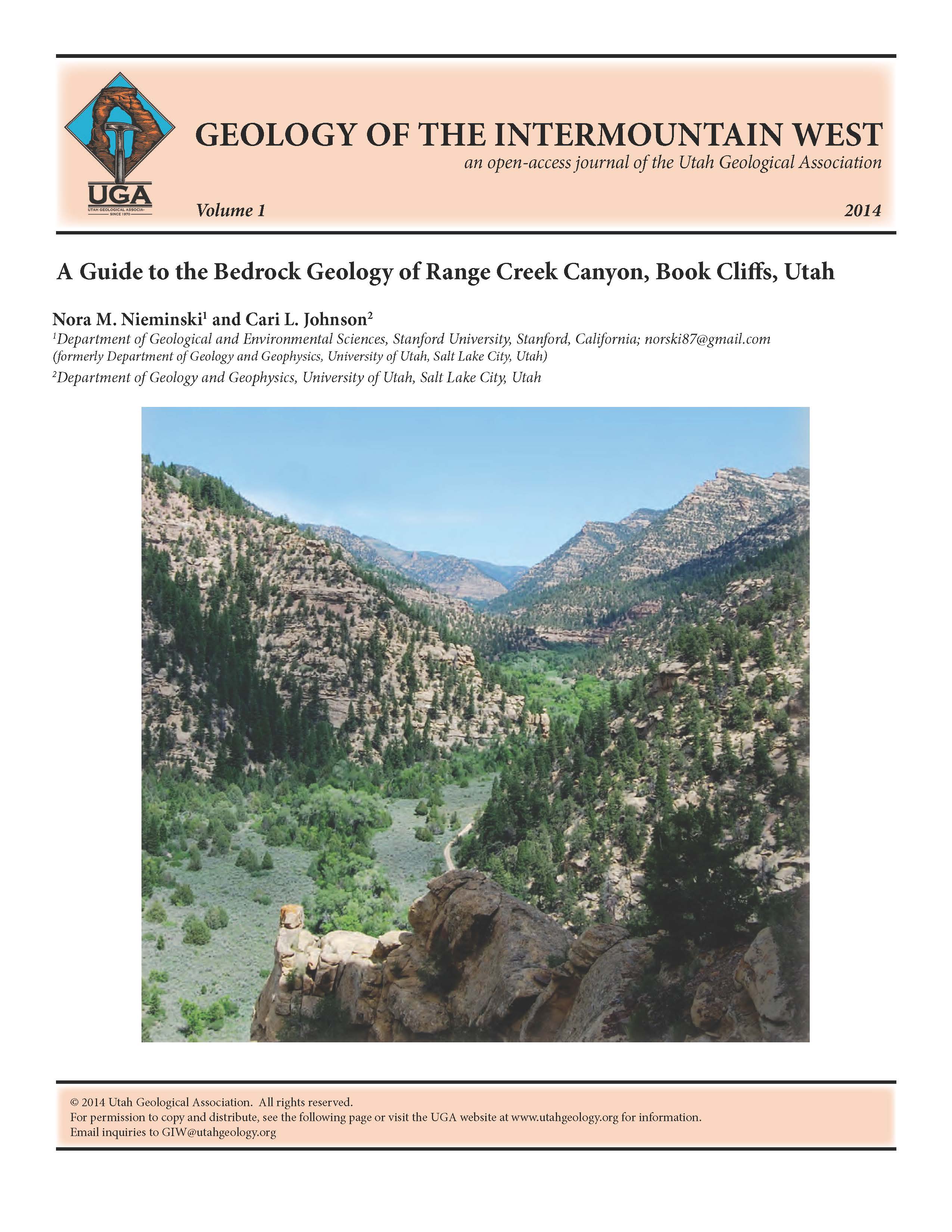 Range Creek Canyon. Photograph by Nora Nieminski.