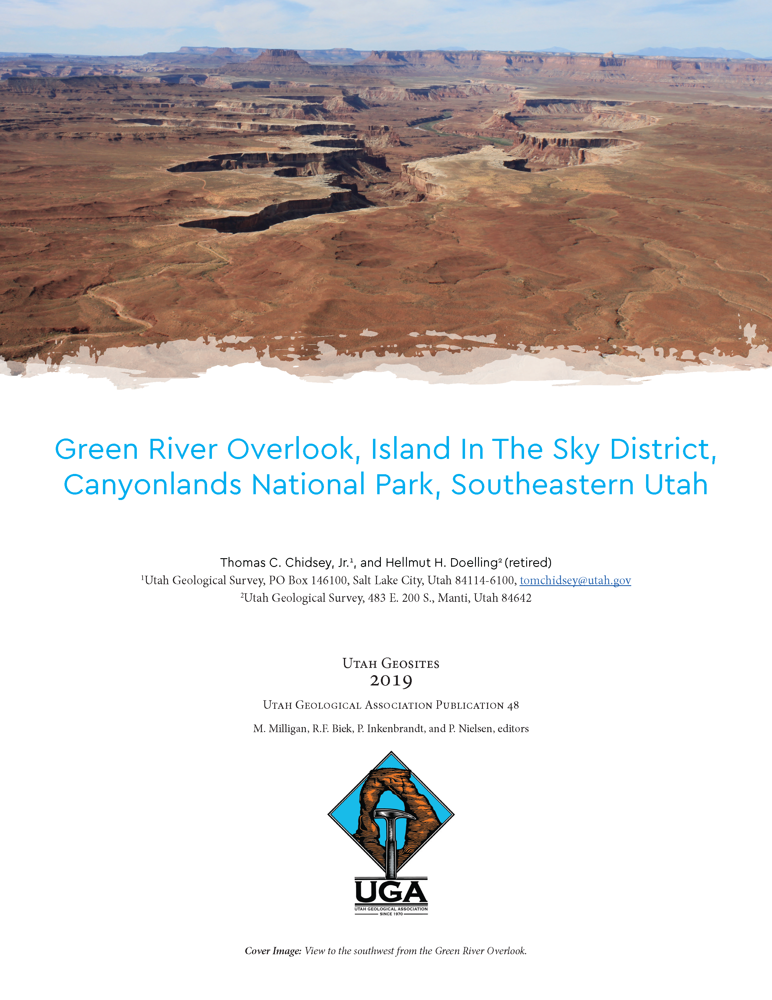 View to the southwest from the Green River Overlook.